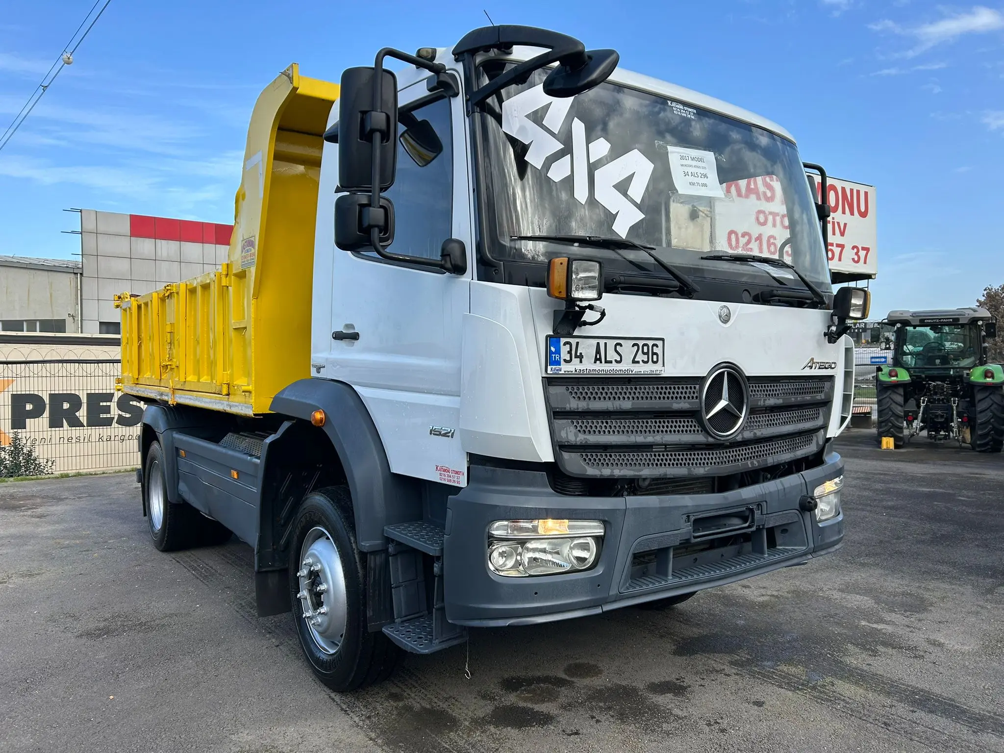 TAMAMINA KREDİ- TAM FATURA / 4X4 ÇEKER - DAMPERLİ / ATEGO 1521