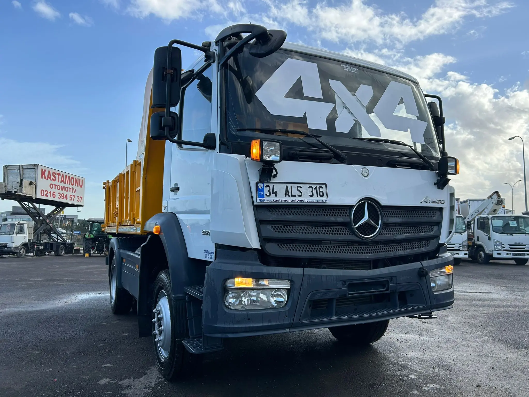 TAM FATURA - TAMAMINA KREDİ / 4x4 KAMYON / DAMPERLİ / ATEGO 1521