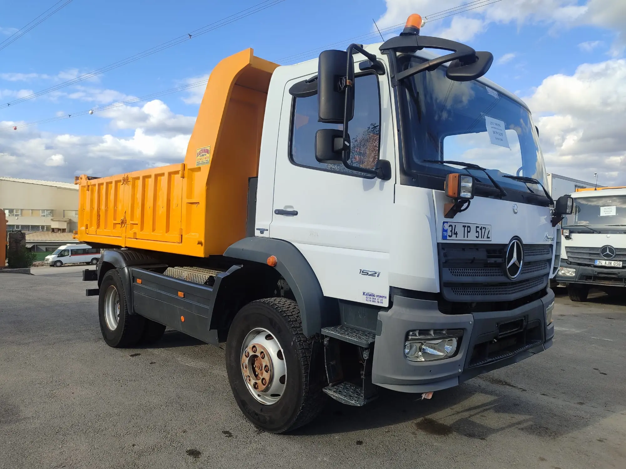 TAMAMINA KREDİ- TAM FATURA / 4X4 ÇEKER - DAMPERLİ / ATEGO 1521